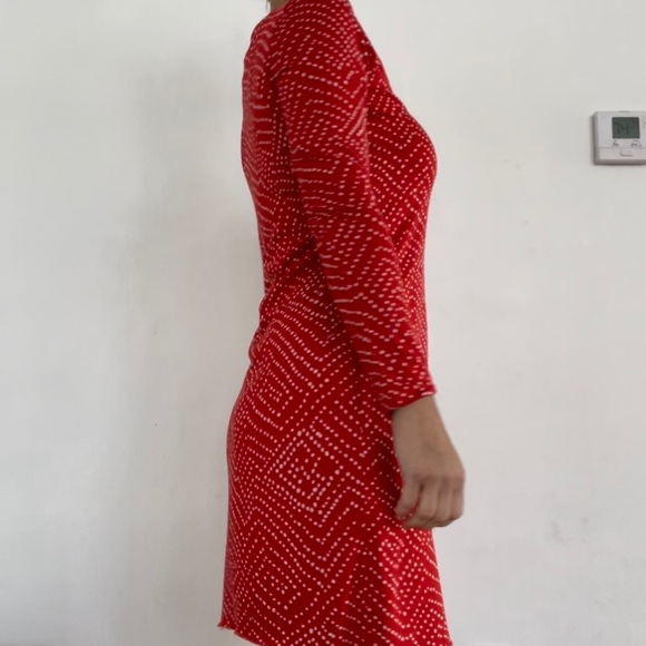 Cute mini polka dot DVF dress - Picture 4 of 7